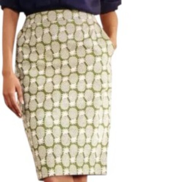 Boden Dresses & Skirts - Boden Gabriella Pineapple Pencil Skirt 12